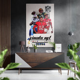 Finals NFL Brushed Aluminum Dibond Wall Art.